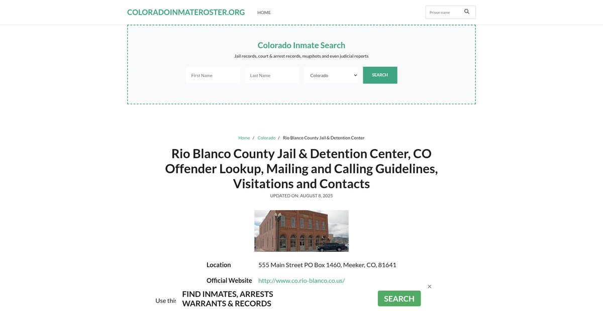 Preview of coloradoinmateroster.org