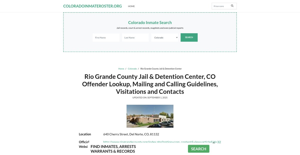 Preview of coloradoinmateroster.org