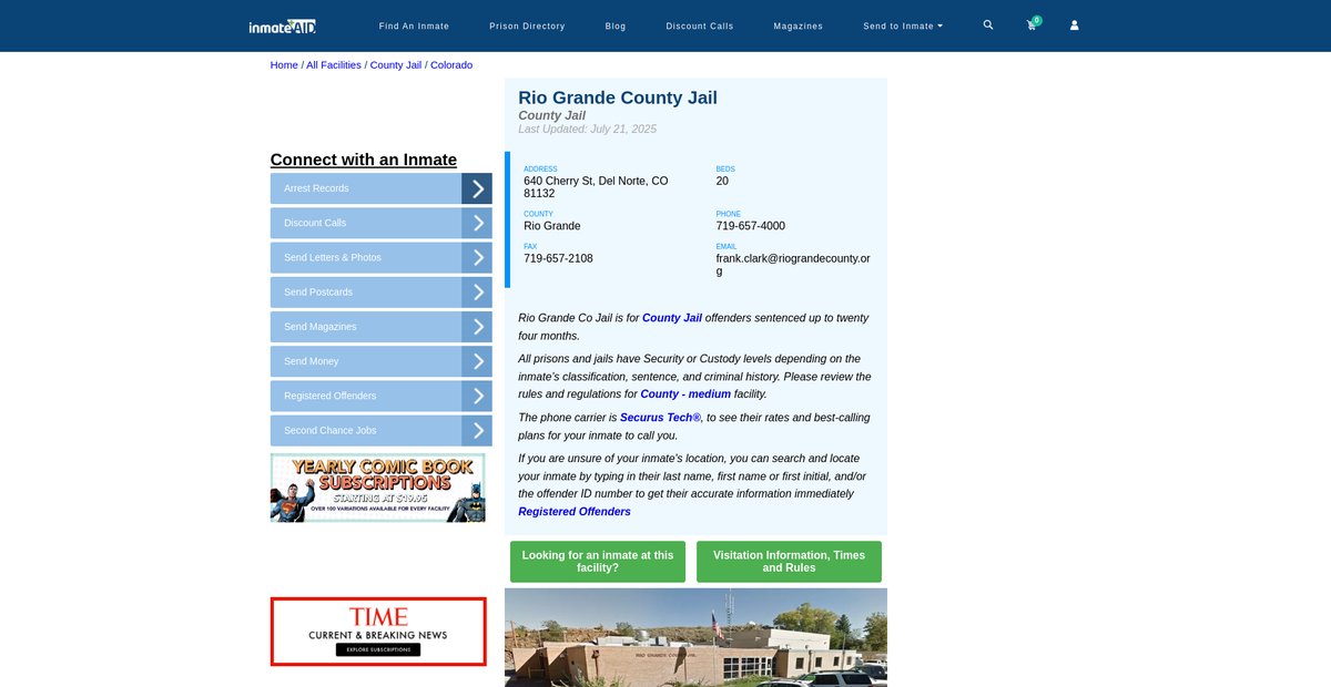 Preview of inmateaid.com