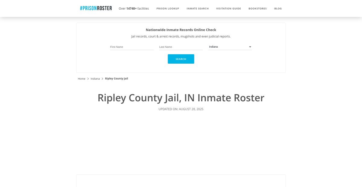 Preview of prisonroster.com