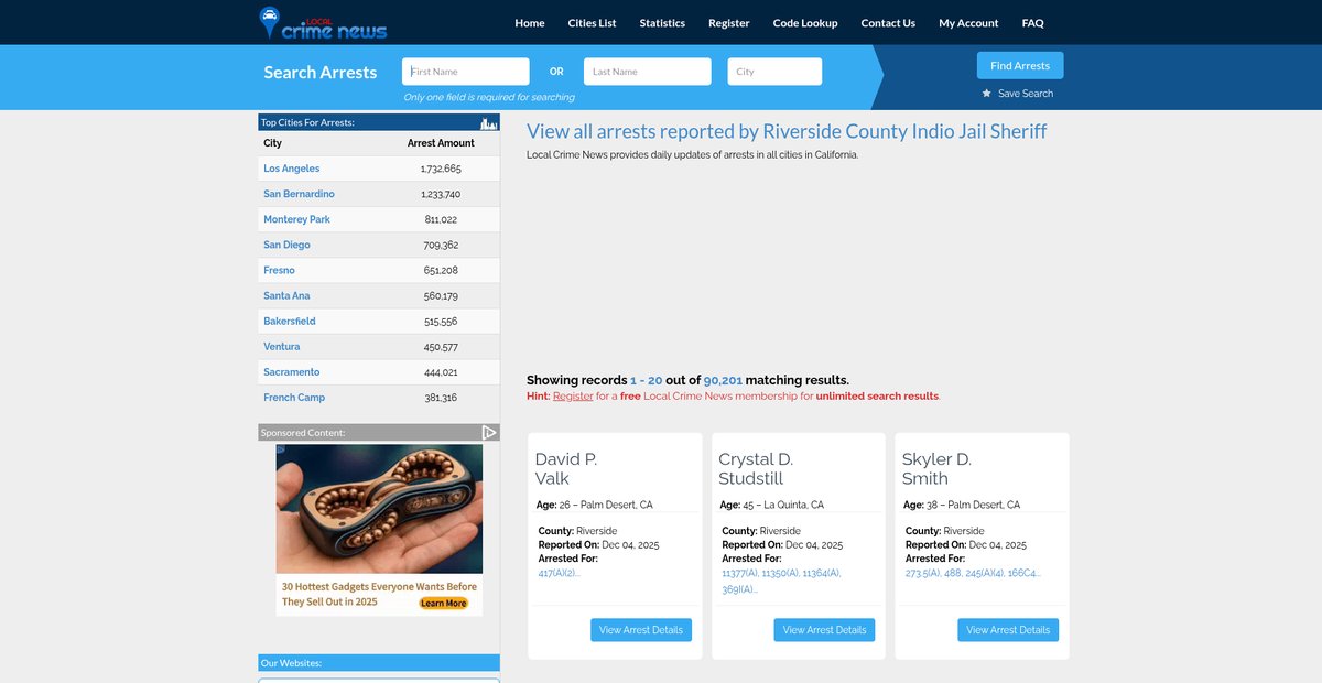 Preview of localcrimenews.com