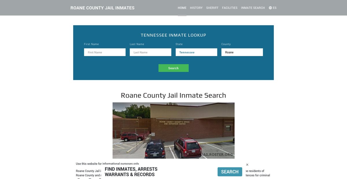 Preview of roanejailroster.org