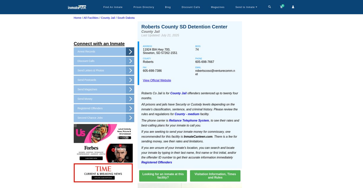 Preview of inmateaid.com