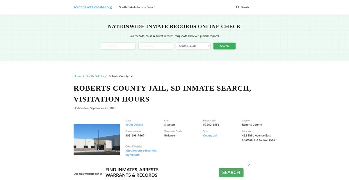 Preview of southdakotainmates.org