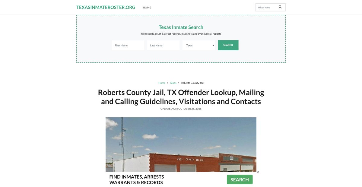 Preview of texasinmateroster.org