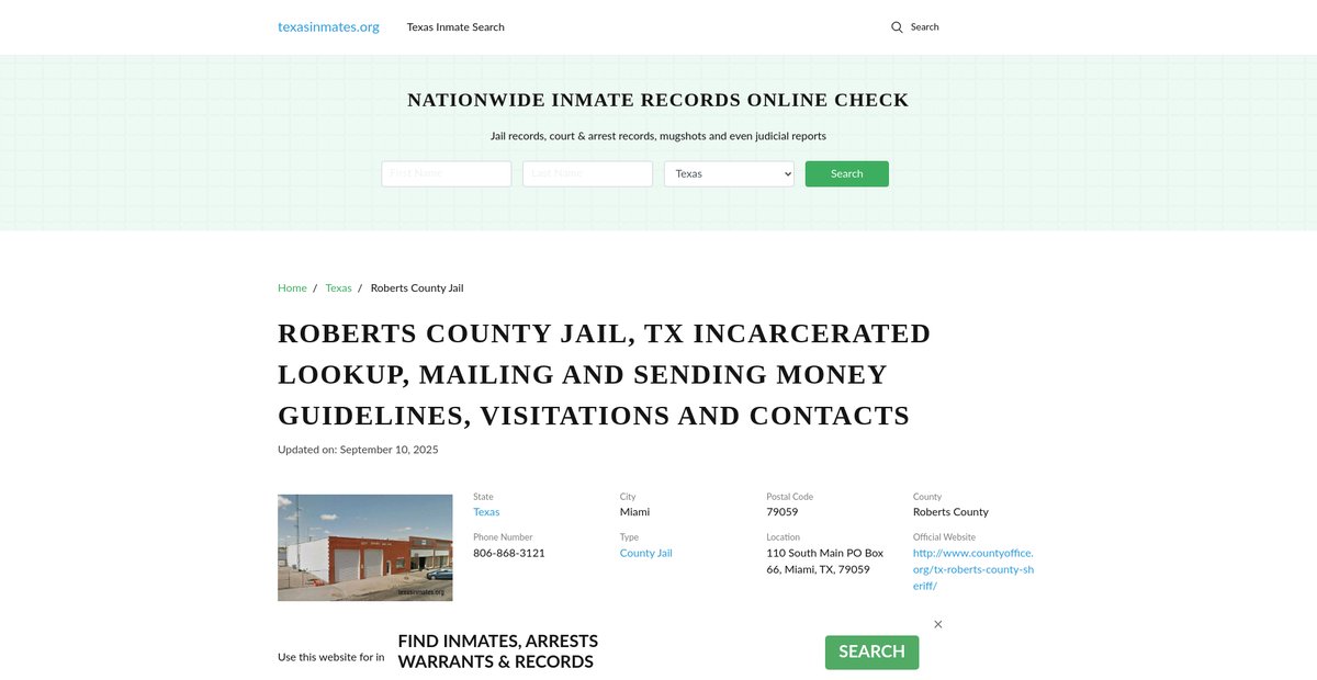Preview of texasinmates.org