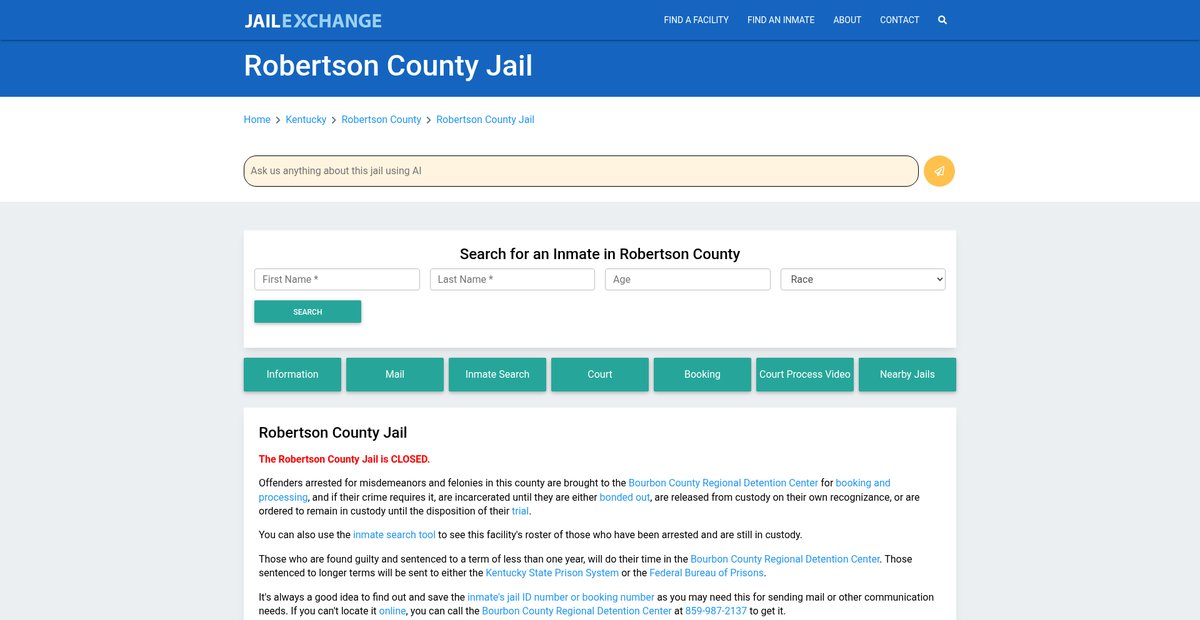 Preview of jailexchange.com