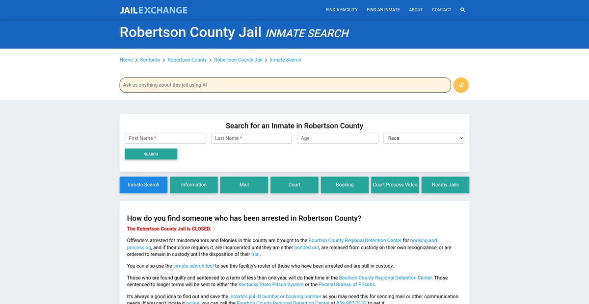 Preview of jailexchange.com