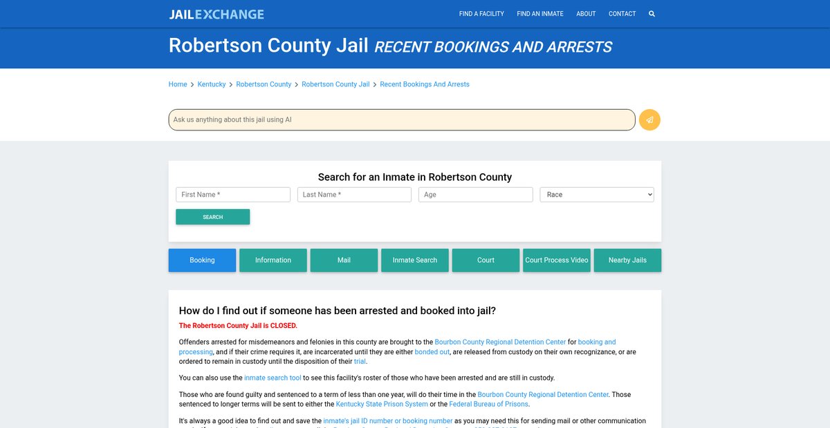 Preview of jailexchange.com