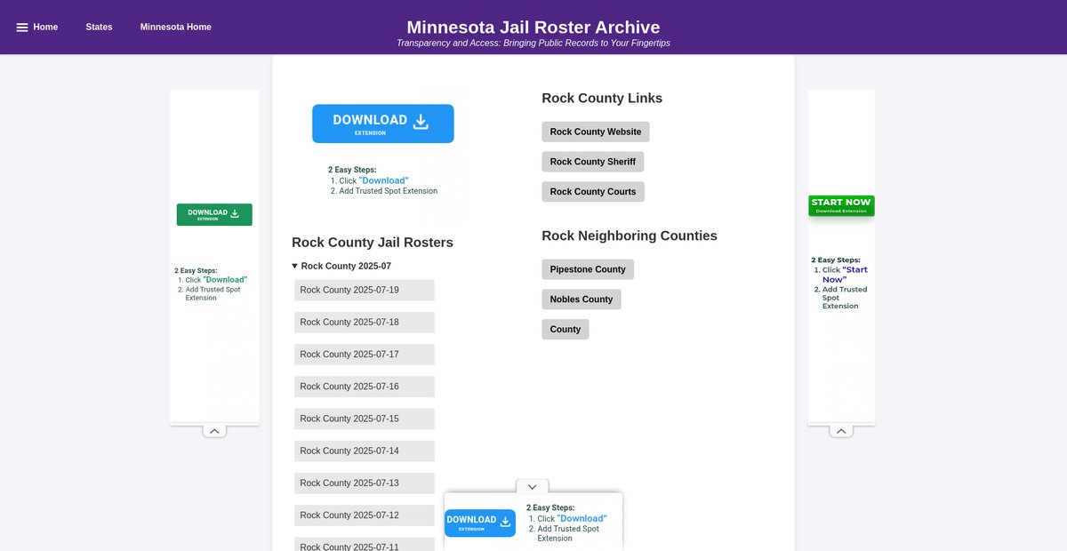 Preview of jailrosters.org