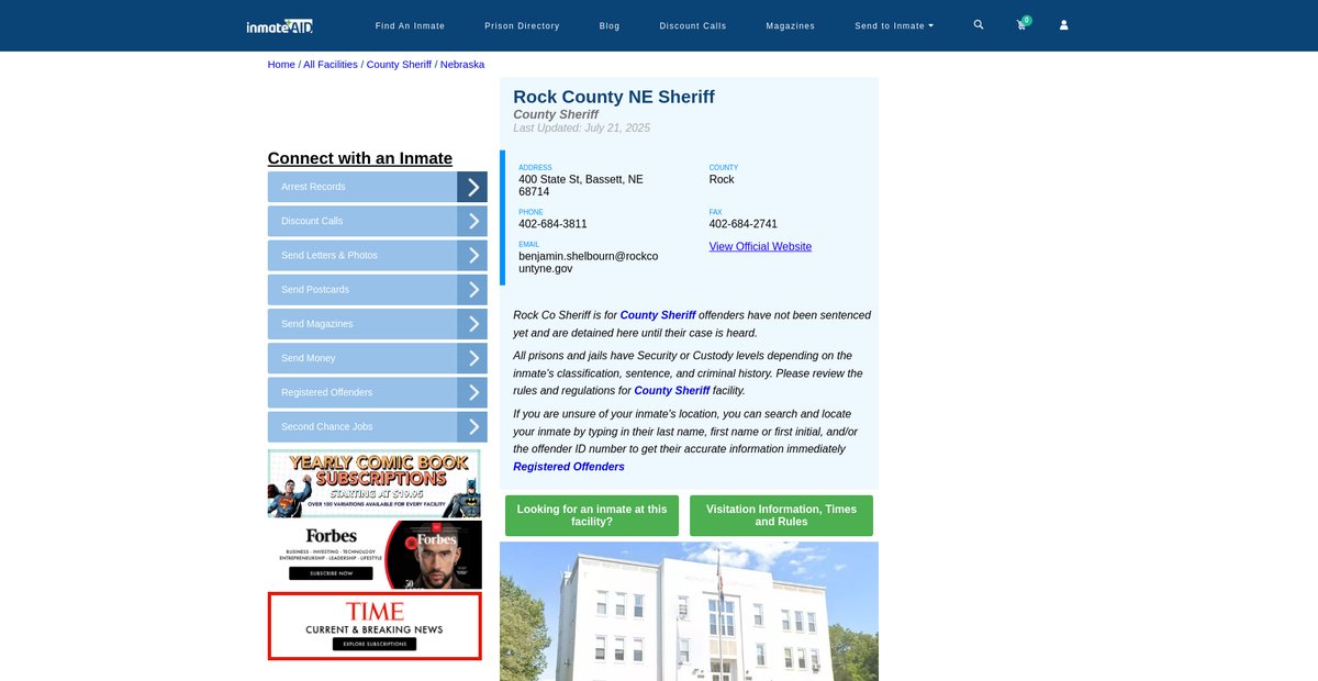 Preview of inmateaid.com