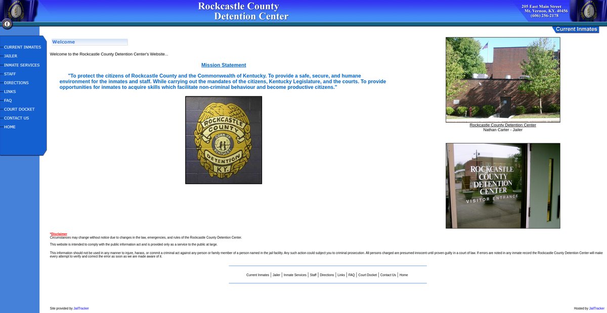 Preview of rockcastlecountydetention.com