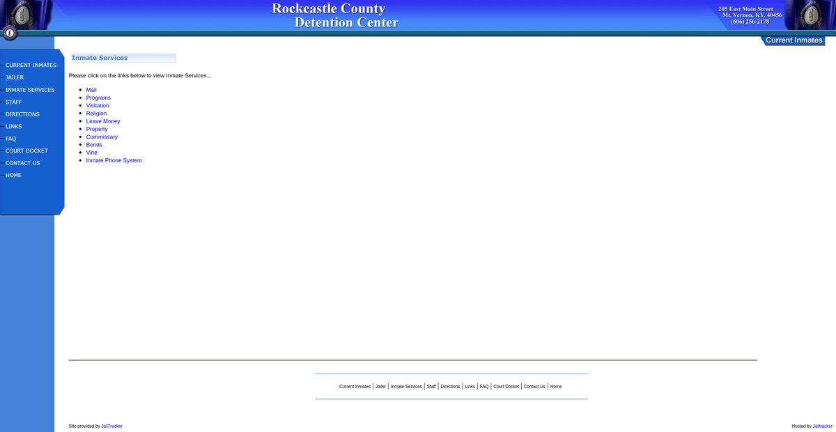 Preview of rockcastlecountydetention.com