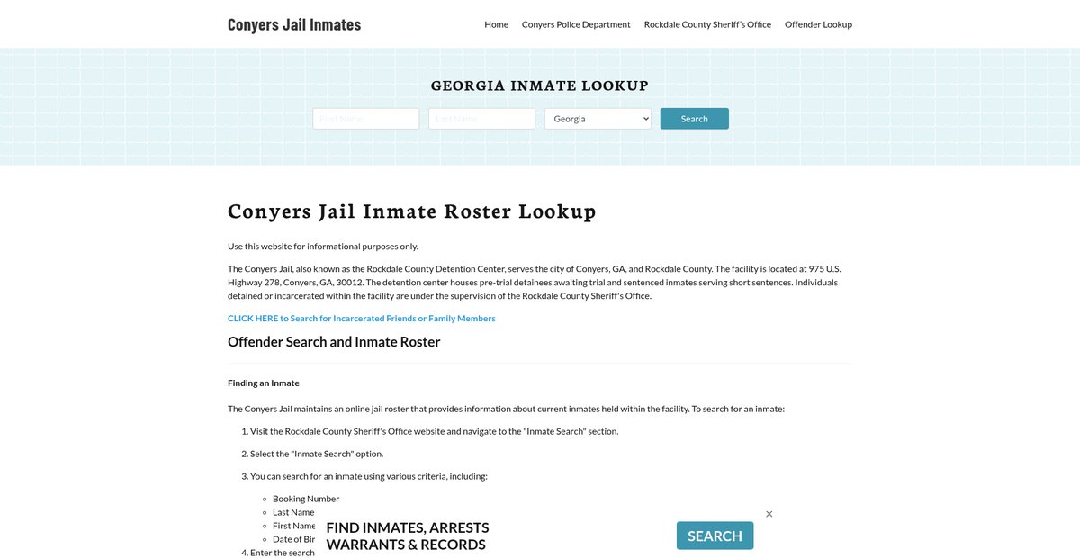 Preview of conyersjail.org