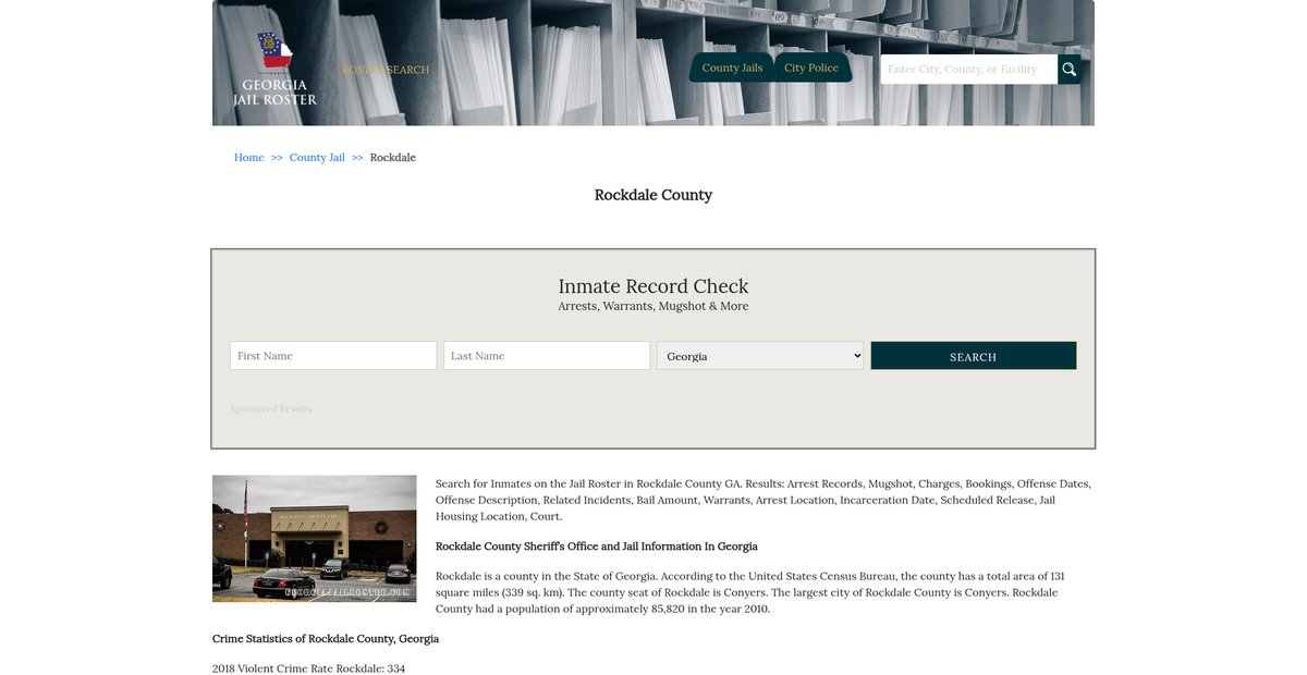 Preview of georgiajailroster.com
