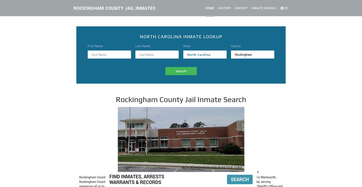 Preview of rockinghamjailroster.org