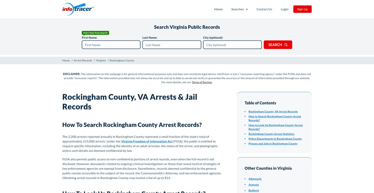 Preview of infotracer.com