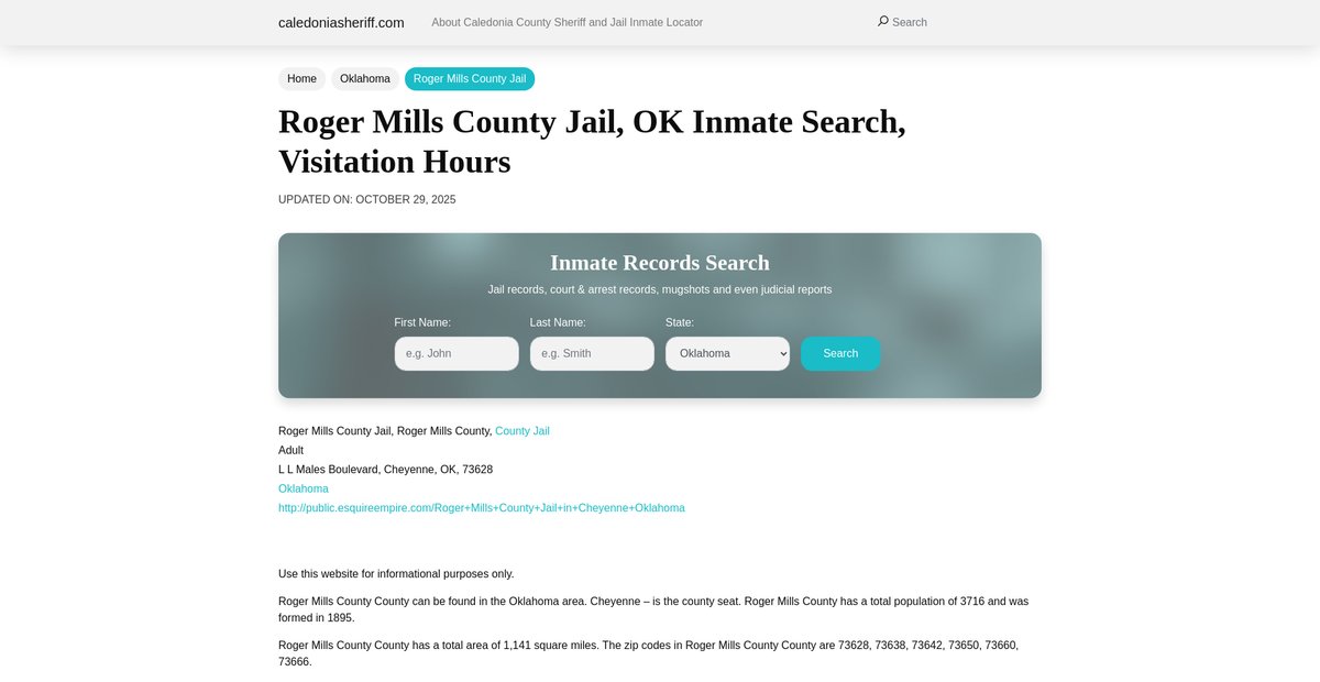 Preview of caledoniasheriff.com