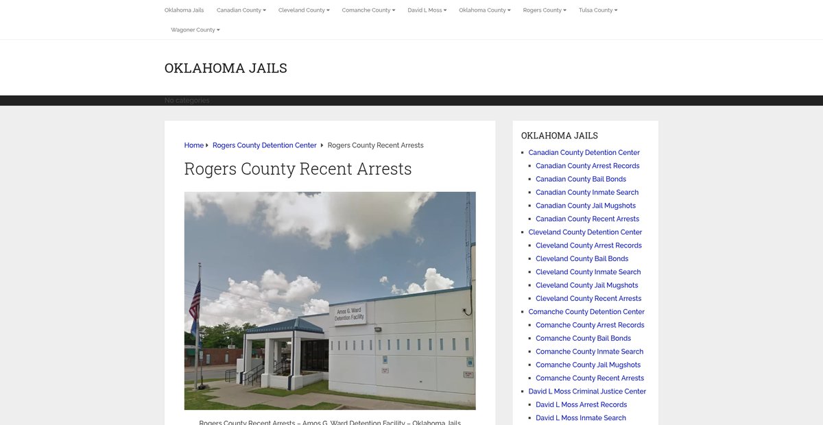 Preview of oklahomajails.com