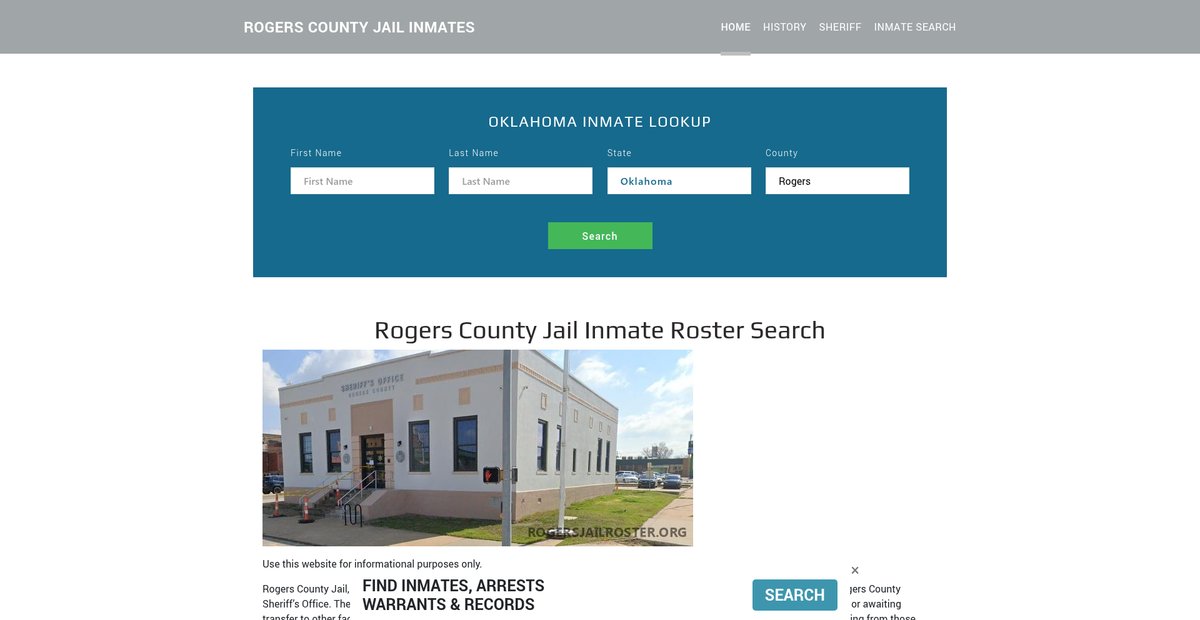 Preview of rogersjailroster.org