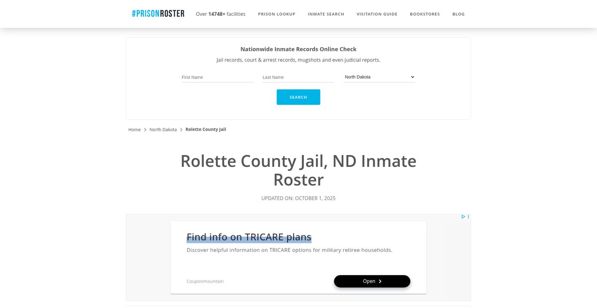 Preview of prisonroster.com