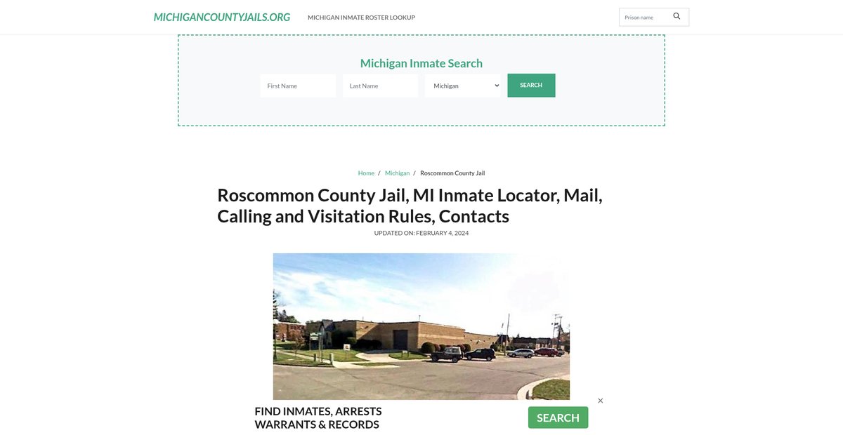 Preview of michigancountyjails.org