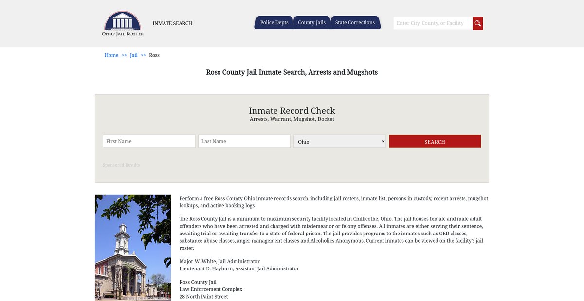 Preview of ohiojailroster.com