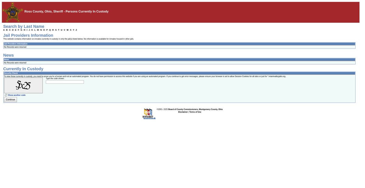 Preview of ross.miamivalleyjails.org