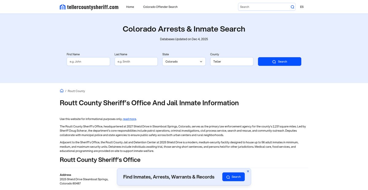 Preview of tellercountysheriff.com