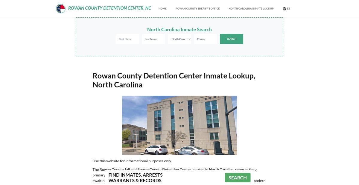 Preview of rowancountydetentionnc.org