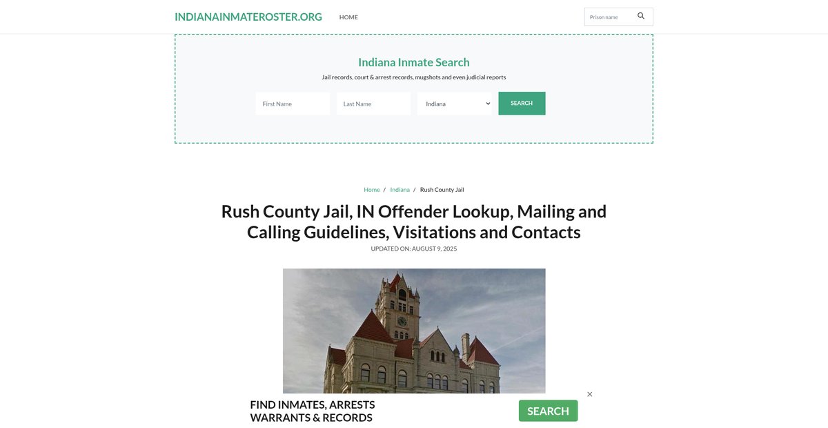 Preview of indianainmateroster.org