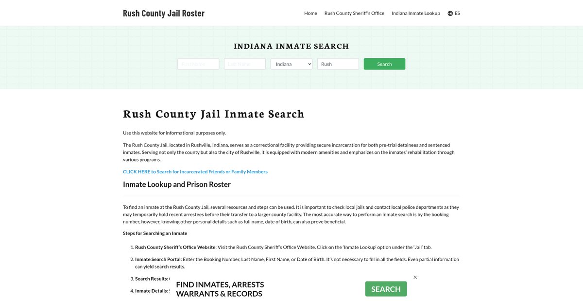 Preview of rushcountyjail.org