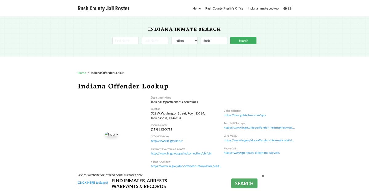 Preview of rushcountyjail.org