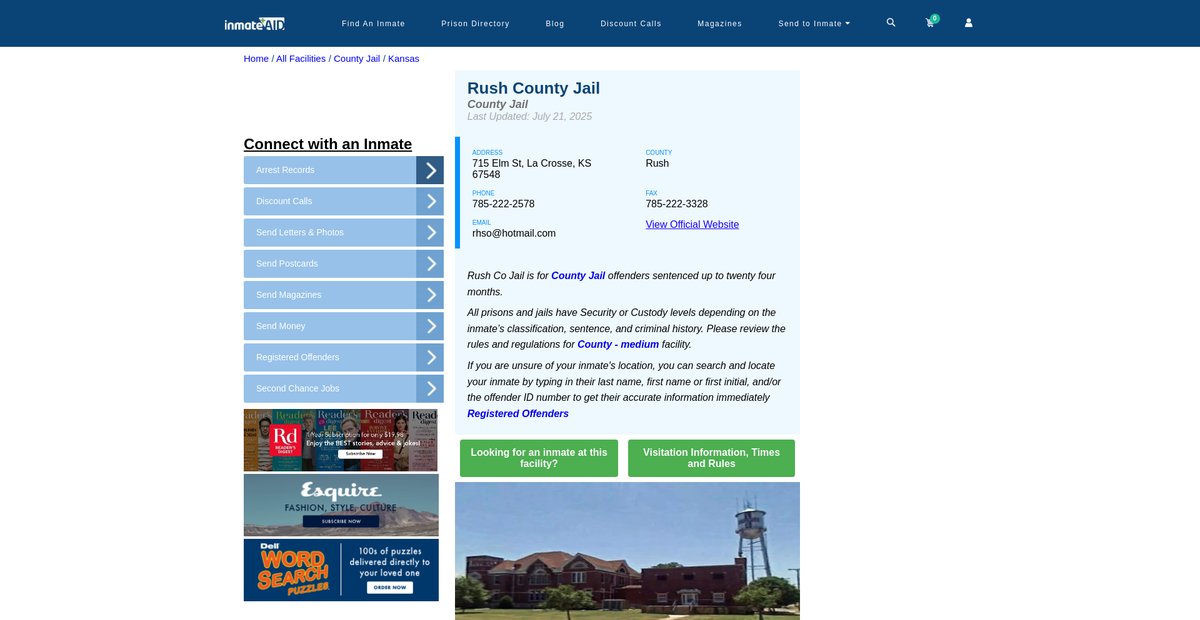 Preview of inmateaid.com