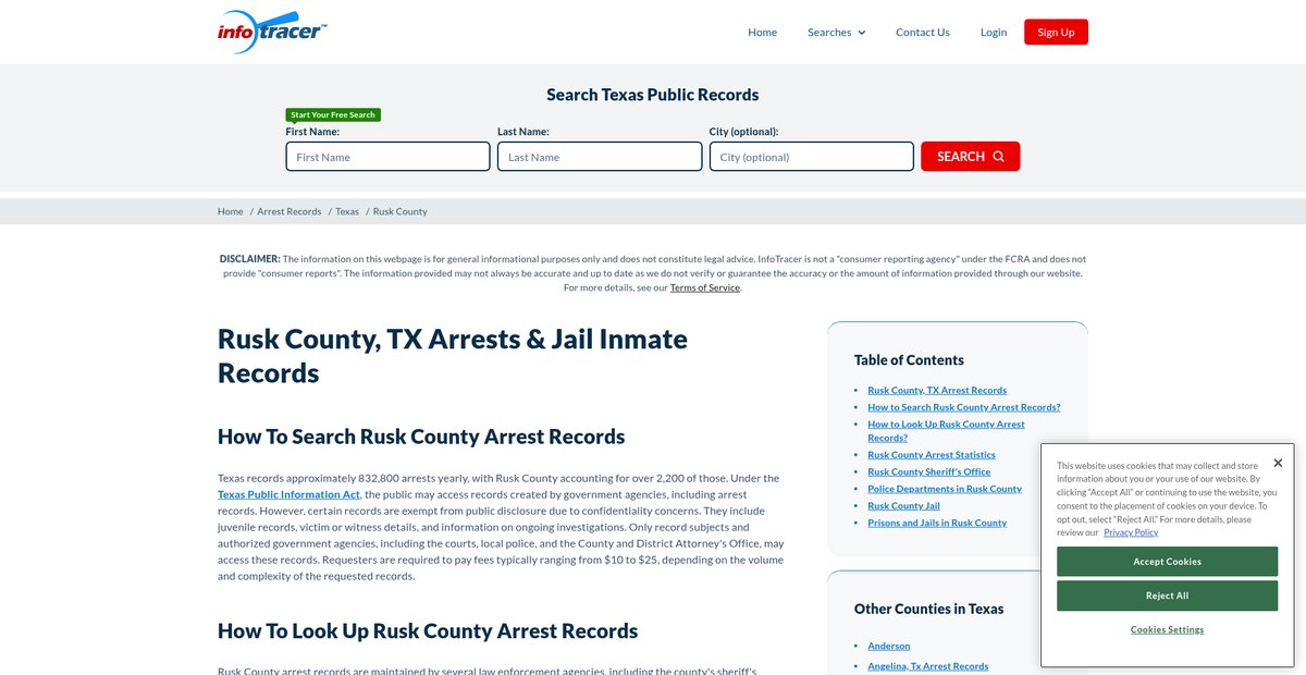 Preview of infotracer.com