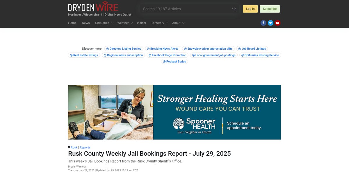 Preview of drydenwire.com