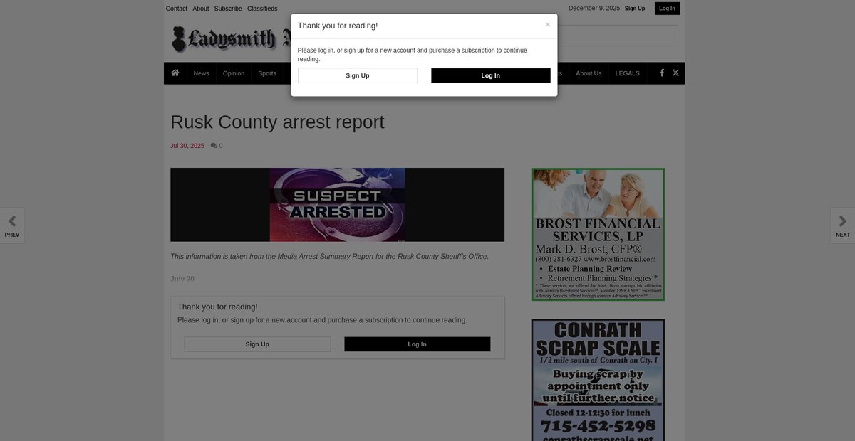 Preview of ladysmithnews.com