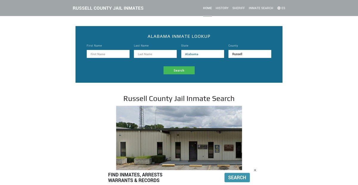 Preview of russelljailroster.org