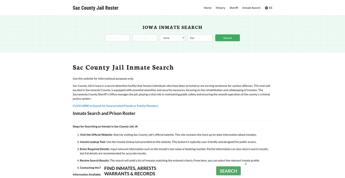 Preview of saccountyjailroster.org