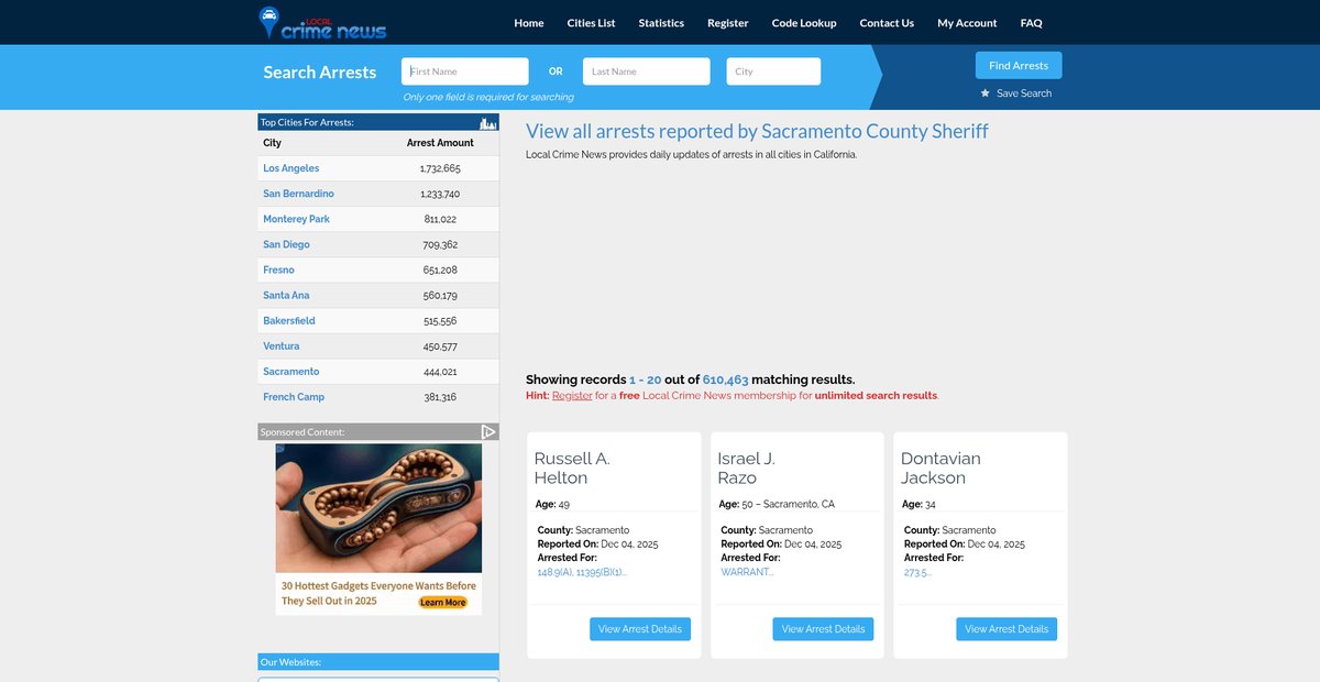 Preview of localcrimenews.com