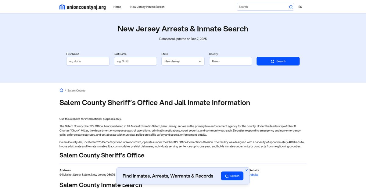 Preview of unioncountynj.org