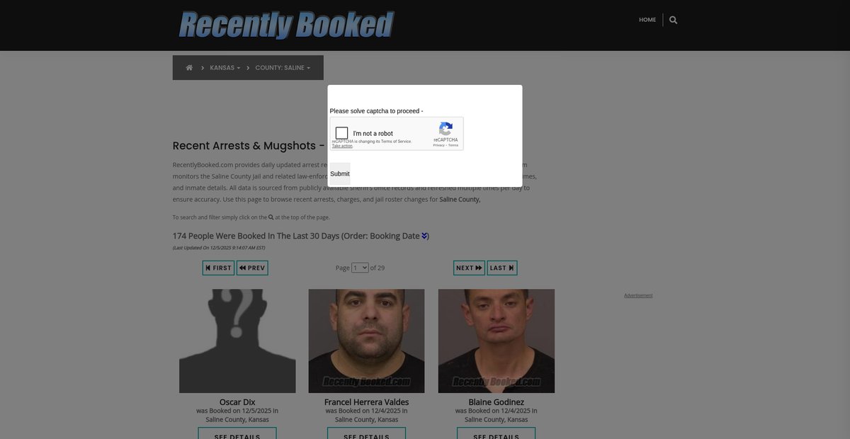 Preview of recentlybooked.com
