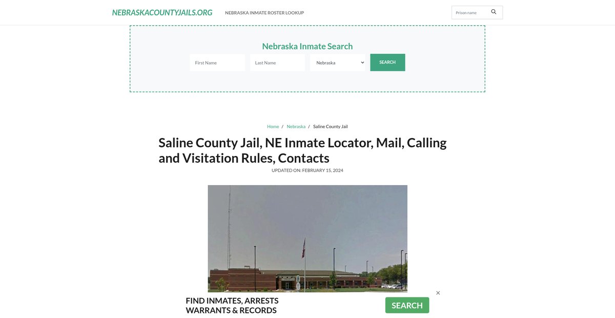 Preview of nebraskacountyjails.org