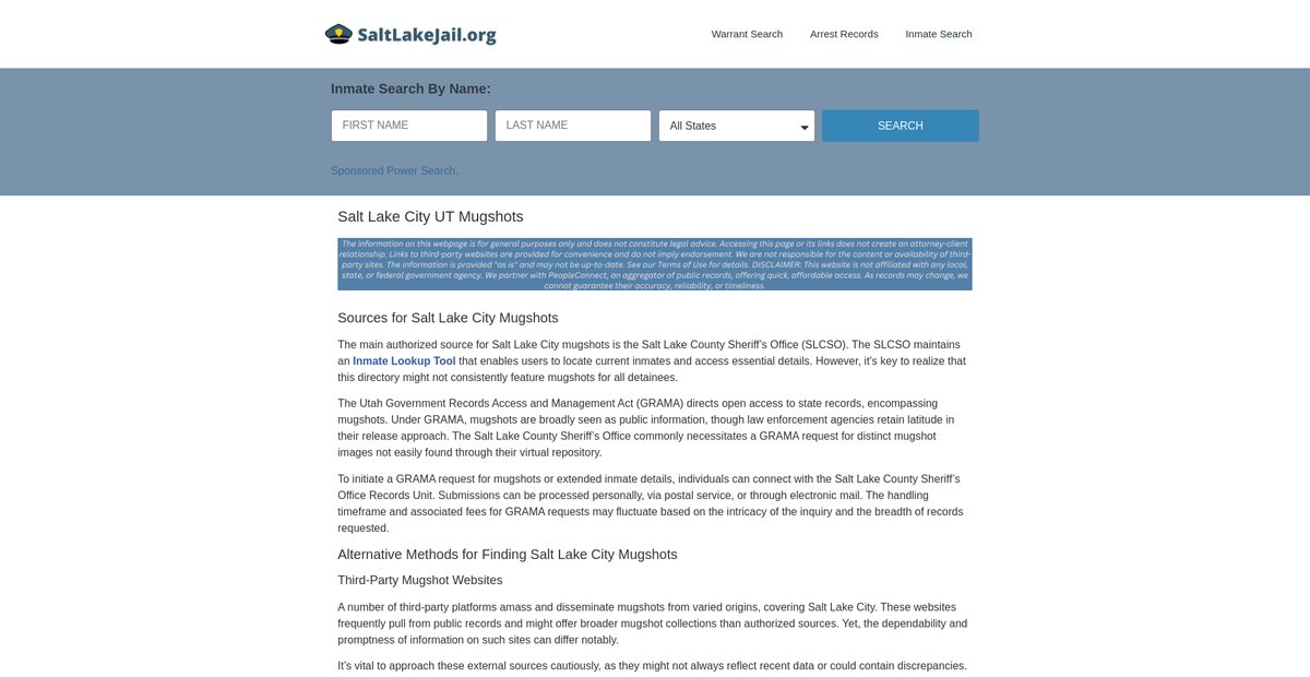 Preview of saltlakejail.org