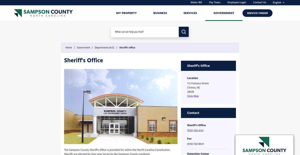 Preview of sampsoncountync.gov