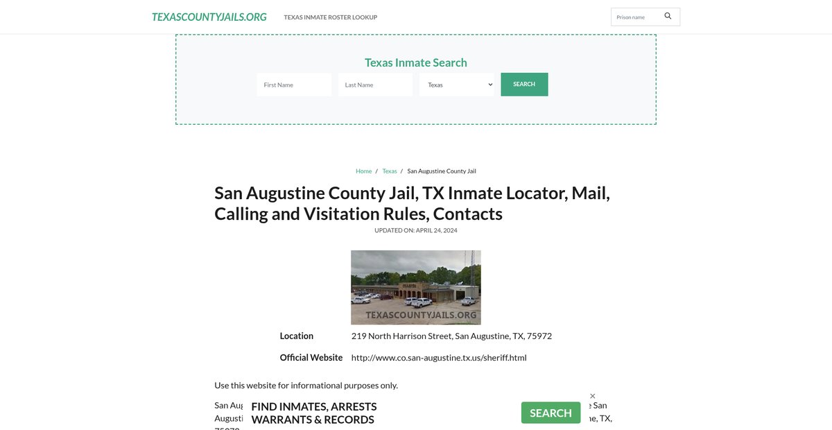 Preview of texascountyjails.org