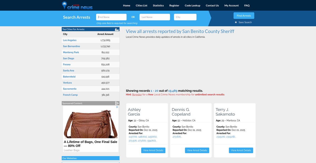 Preview of localcrimenews.com