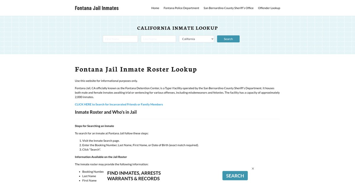 Preview of fontanajail.org