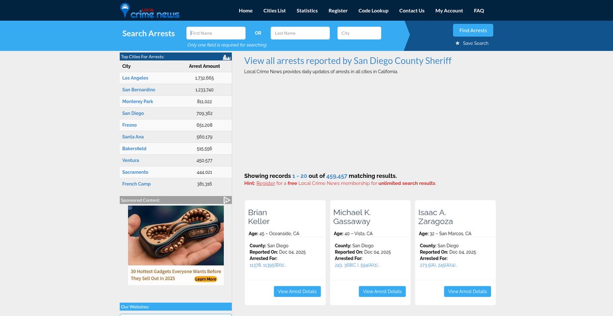 Preview of localcrimenews.com