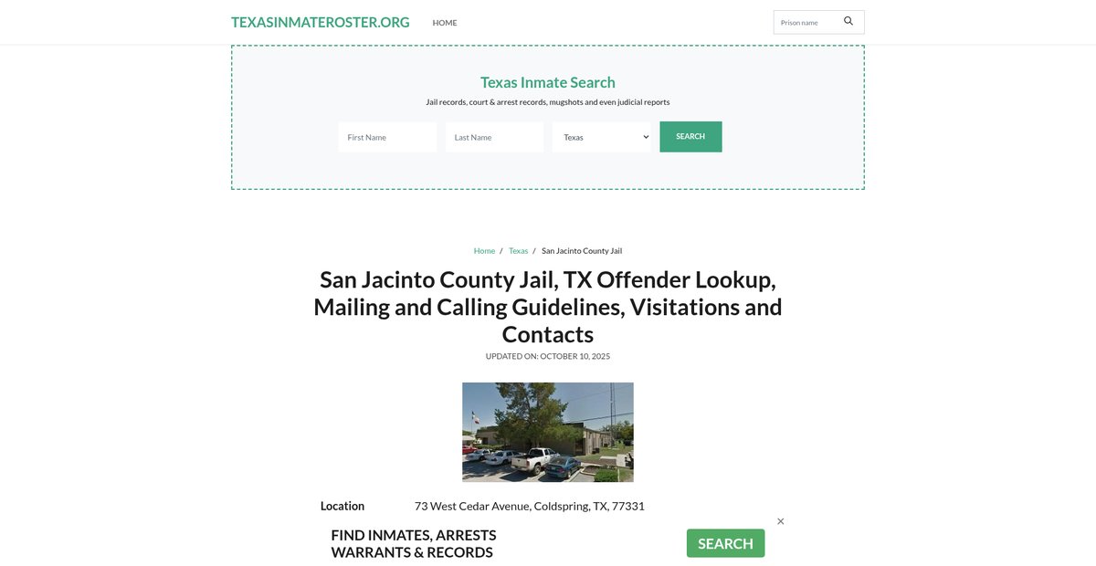 Preview of texasinmateroster.org